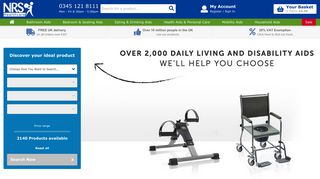 Buy Disability Aids and Mobility Equipment from NRS Healthcare