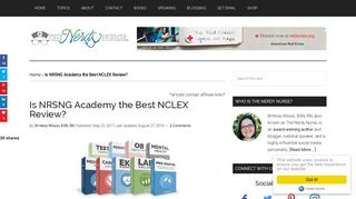 Is NRSNG Academy the Best NCLEX Review? - The Nerdy Nurse