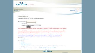 Student Webmail Login - Education and Early Childhood Development