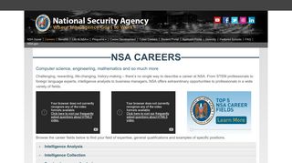 NSA | Careers | Intelligence Careers