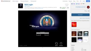 NSA Login - store.kde.org
