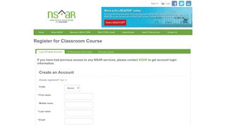 Register for Classroom Course - Nova Scotia Association of REALTORS
