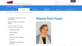 Shawna Paris Hoyte | School of Social Work | Memorial University of ...