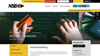 Internet Banking | National Savings Bank - NSB