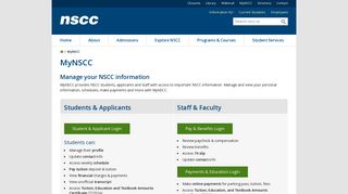 MyNSCC | NSCC