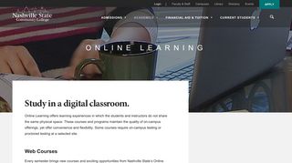 Online Learning | Nashville State Community College