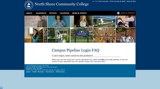 Campus Pipeline Login FAQ - North Shore Community College