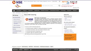 About NSE Clearing - NSE - National Stock Exchange of India Ltd.