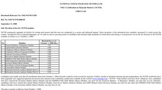 national stock exchange of india ltd - NSE