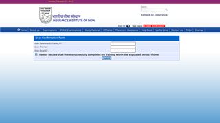 Candidate Certificate Generation - Insurance Institute of India