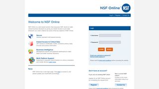client login - NSF International