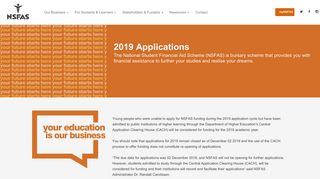 How to apply - nsfas