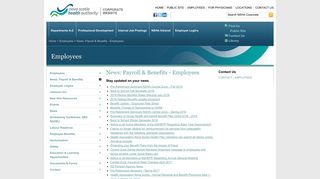 News: Payroll & Benefits - Employees | Nova Scotia Health Authority ...