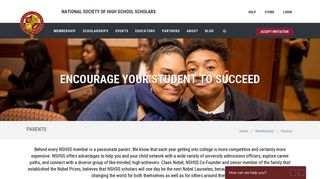 NSHSS Member Parents | Encourage Your Student To Succeed ...