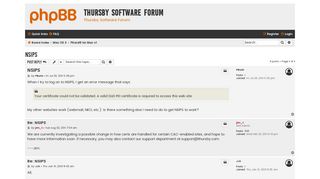 NSIPS - Thursby Software Forum