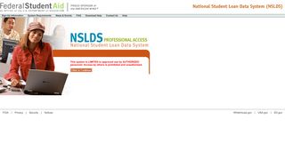 National Students Loan Data System (NSLDS)