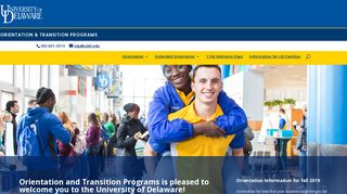 Orientation & Transition Programs | UD Division of Student Life |