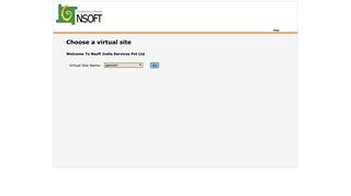 Choose a virtual site - Nsoft