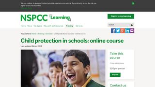 Child protection in schools | Online course - NSPCC Learning