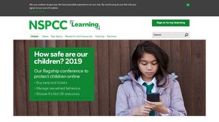 NSPCC Learning home