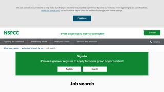 NSPCC - Join us - Job search