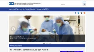 National Syndromic Surveillance Program (NSSP) | CDC