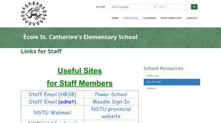 Links for Staff | St. Catherine's Elementary