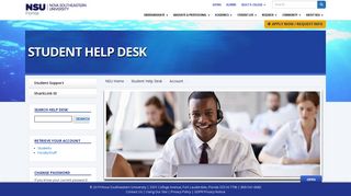 Account Information/SharkLink ID | Nova Southeastern University