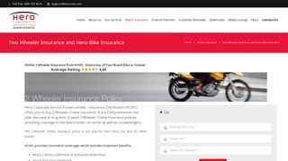 Two Wheeler Insurance | Bike insurance Online Renewal India - HCSPL
