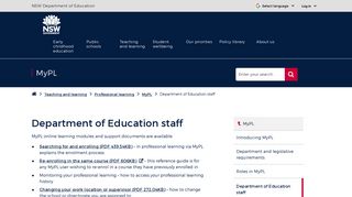 Department of Education staff - NSW Department of Education