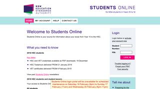 NSW Students Online - Year 12 :: Students Online