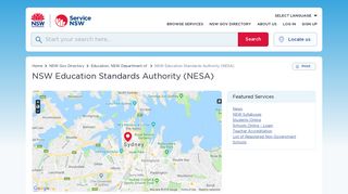 NSW Education Standards Authority (NESA) | Service NSW