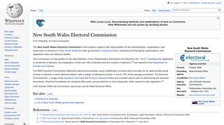 New South Wales Electoral Commission - Wikipedia