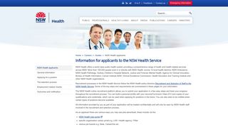 NSW Health applicants - NSW Government