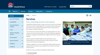 Services - HealthShare NSW