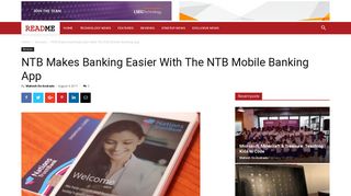 NTB Makes Banking Easier With The NTB Mobile Banking App ...