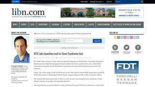 NTD Labs launches mail-in Down Syndrome test – Long Island ...