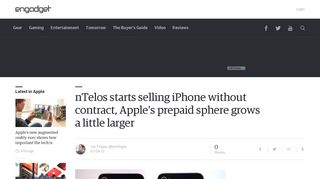 nTelos starts selling iPhone without contract, Apple's prepaid sphere ...