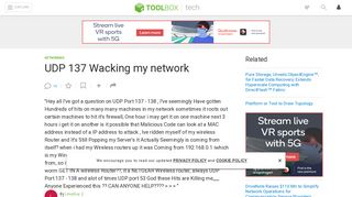 UDP 137 Wacking my network - IT Toolbox
