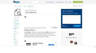 ntg webmail Questions & Answers (with Pictures) - Fixya