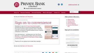N Touch Banking – Private Bank of Buckhead
