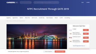 NTPC Recruitment Through GATE 2019 (Available) - Dates ...