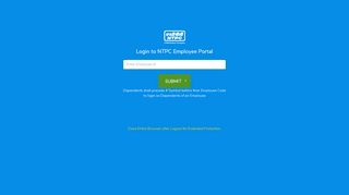 Login to NTPC Employee Portal