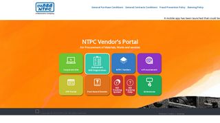 NTPC Vendor's Portal