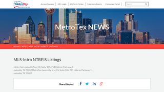 MLS-Intro NTREIS Listings | DFW Real Estate - MetroTex