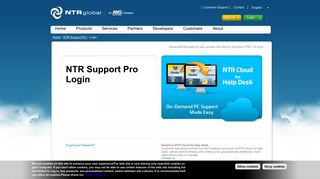 NTR Support Pro Login | NTRglobal