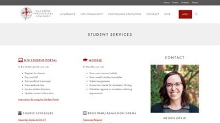 Student Services | Nazarene Theological Seminary