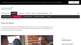How to book | Nottingham Trent University