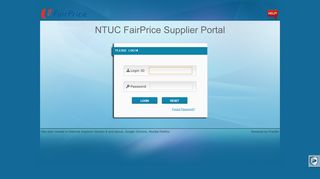 NTUC FairPrice Supplier Portal