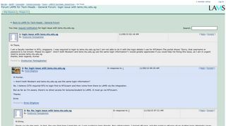 Forum LAMS for Tech-Heads - General Forum: login issue with lams ...